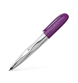 Nice Pen shiny chromed plum Ballpoint Pen